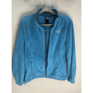 The North Face Aqua Blue/Teal Fleece Full Zip Jacket Size Women's - Medium